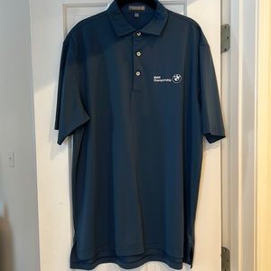 Men’s Peter Millar Golf Polo with BMW Championship Logo Size L